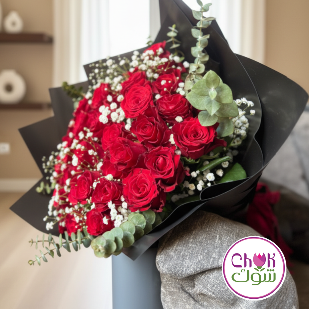 100 Vibrant Roses and mixed flowers – Chok Flower Boutique