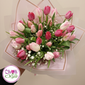 Pink Tulip Fiesta (30 tulips)