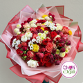 100 Vibrant Roses and mixed flowers
