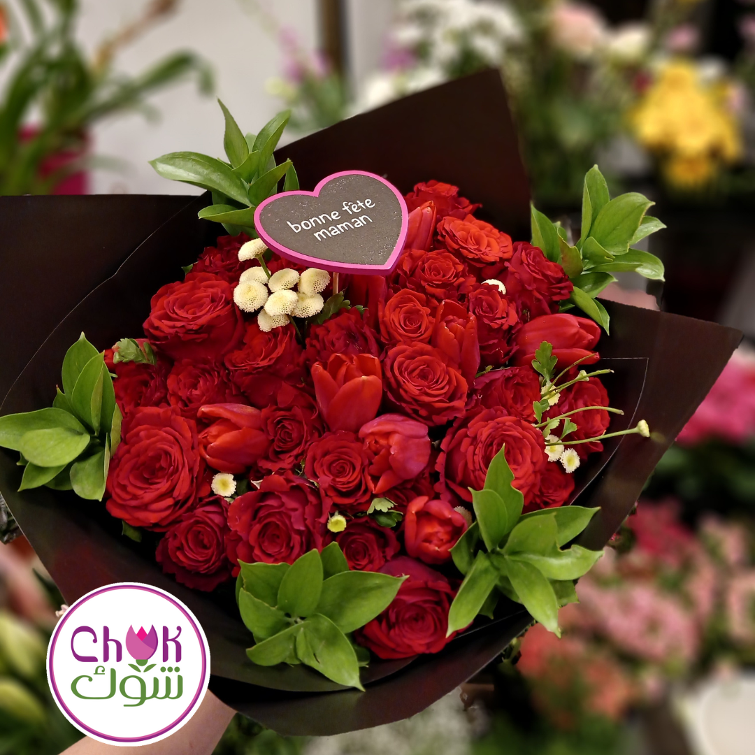 Mother's Day Special Tulip and Roses Combo