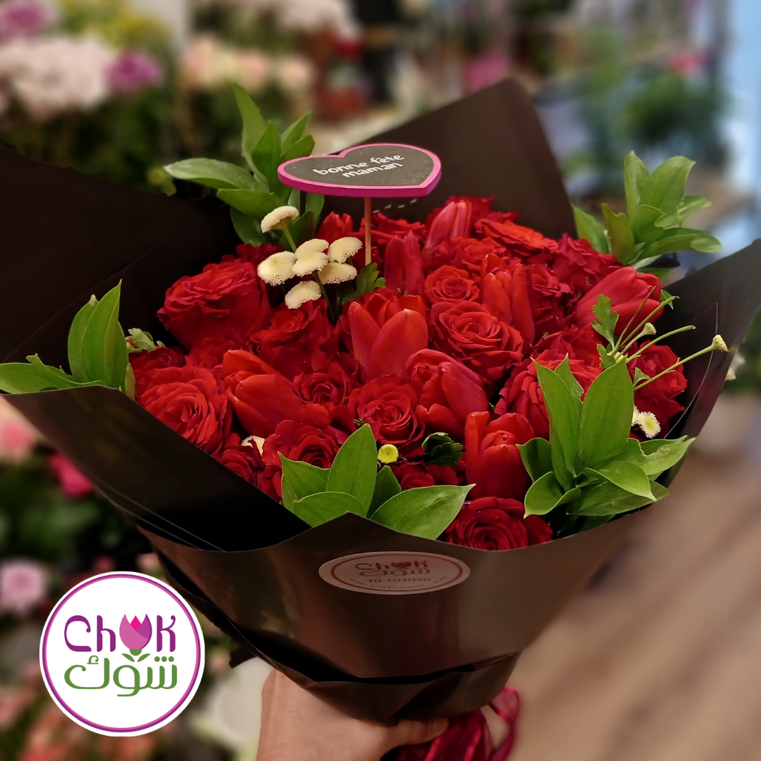 Mother's Day Special Tulip and Roses Combo