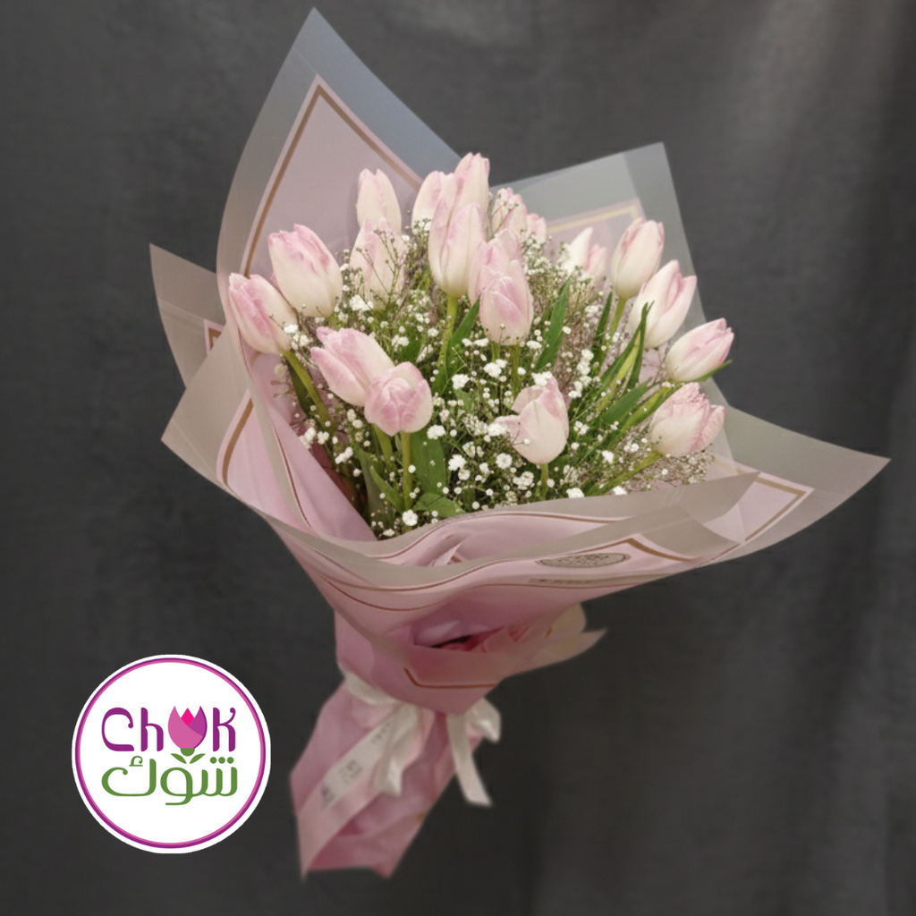 Pink Tulip Fiesta (30 tulips)