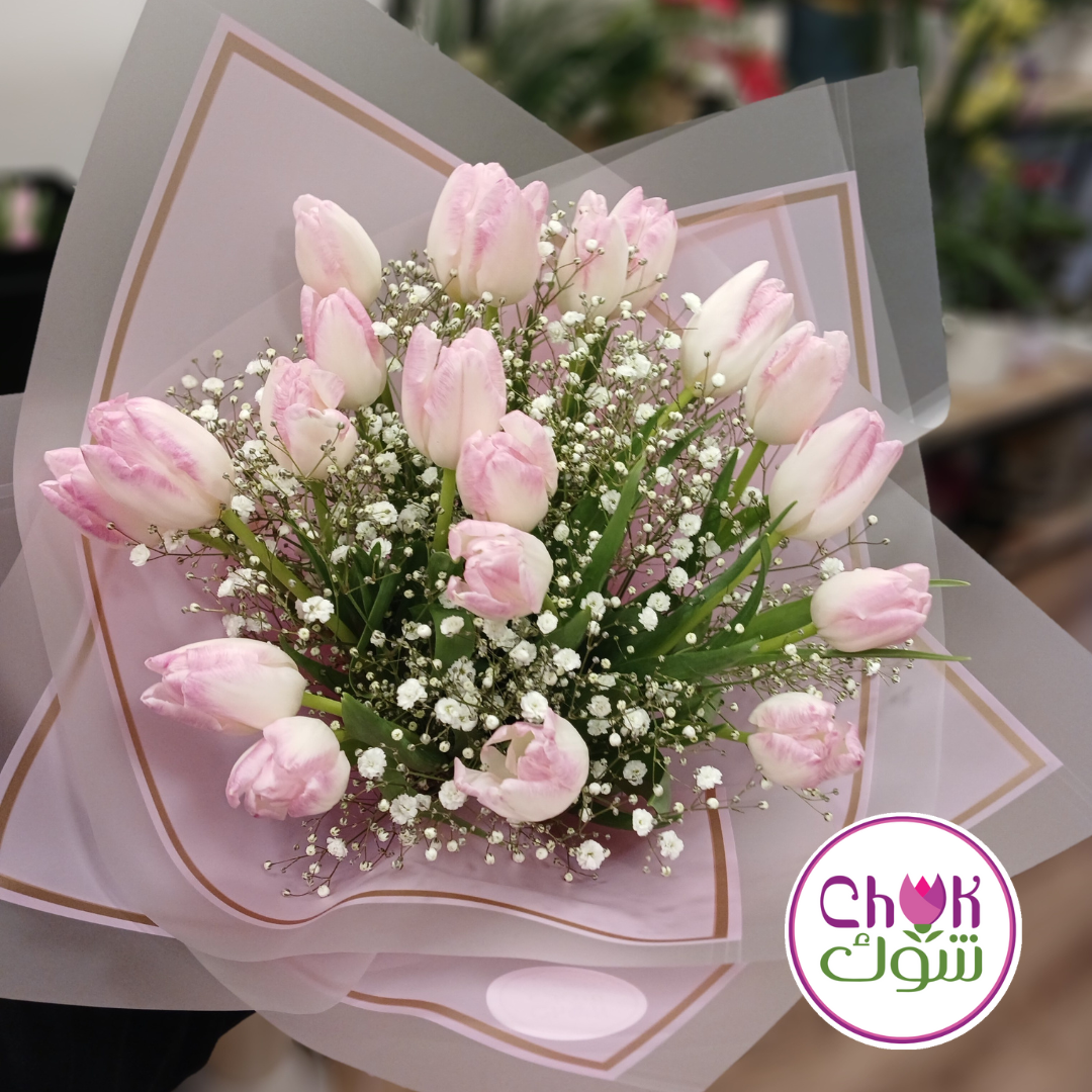 Pink Tulip Fiesta (30 tulips)